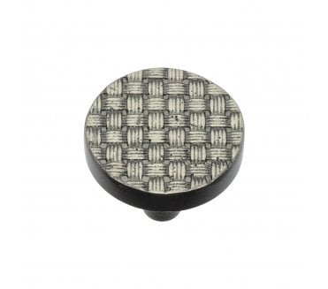 Heritage Brass C3675 Fossil Weave Cabinet Knobs - Aged Nickel