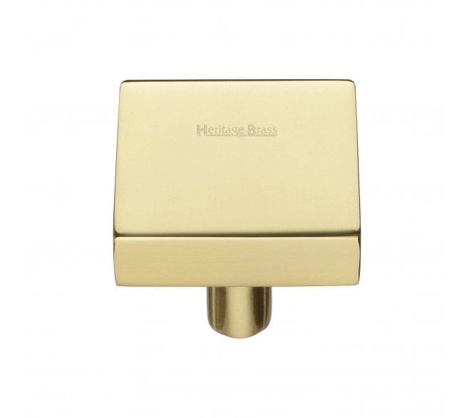 Heritage Brass C3685 Square Cabinet Knobs - Polished Brass