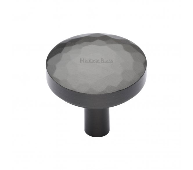 Heritage Brass C3877 Hammered Disc Cabinet Knobs - Matt Bronze
