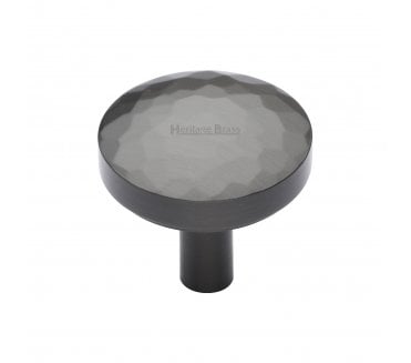 Heritage Brass C3877 Hammered Disc Cabinet Knobs - Matt Bronze