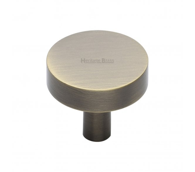 Heritage Brass C3880 Disc Cabinet Knobs - Antique Brass