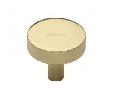 Heritage Brass C3880 Disc Cabinet Knobs - Polished Brass
