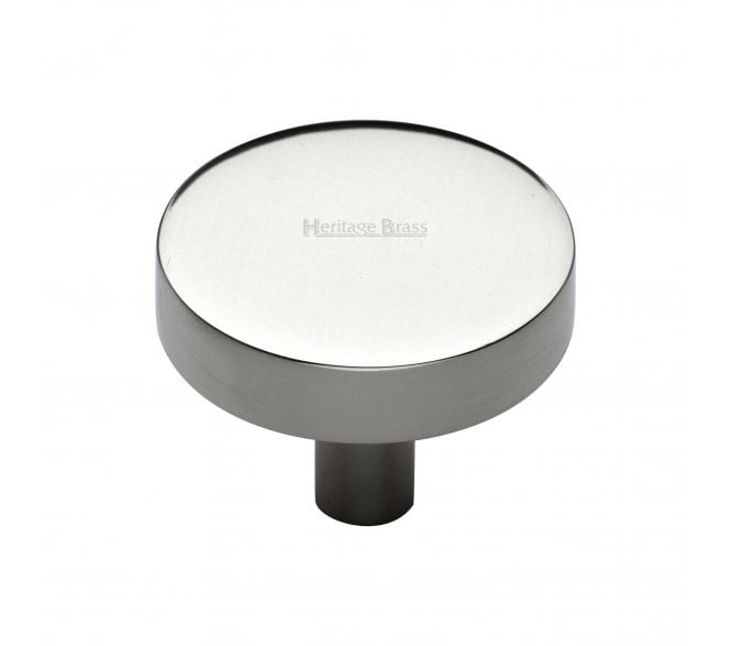 Heritage Brass C3880 Disc Cabinet Knobs - Polished Nickel