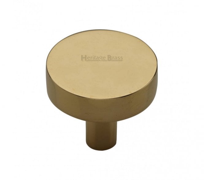 Heritage Brass C3880 Disc Cabinet Knobs - Unlacquered Brass