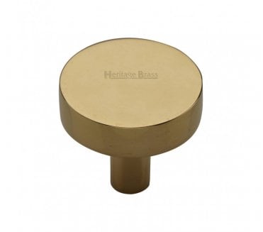 Heritage Brass C3880 Disc Cabinet Knobs - Unlacquered Brass