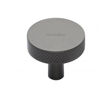 Heritage Brass C3884 Knurled Disc Cabinet Knobs - Matt Bronze