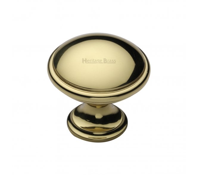Heritage Brass C3950 Domed Cabinet Knobs - Polished Brass