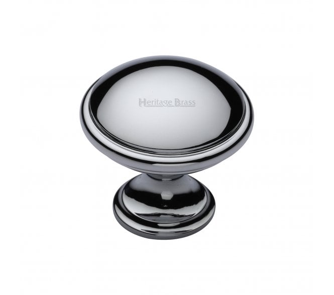Heritage Brass C3950 Domed Cabinet Knobs - Polished Chrome