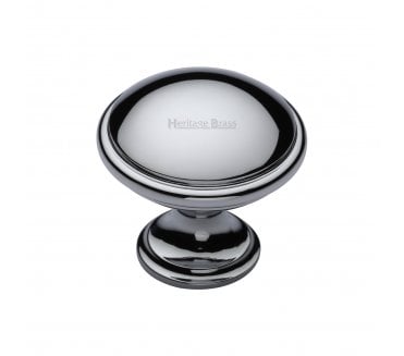 Heritage Brass C3950 Domed Cabinet Knobs - Polished Chrome