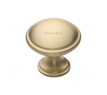 Heritage Brass C3950 Domed Cabinet Knobs - Satin Brass