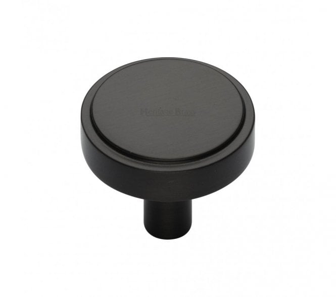 Heritage Brass C3952 Stepped Disc Cabinet Knobs - Matt Bronze