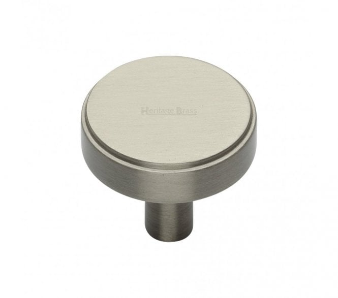 Heritage Brass C3952 Stepped Disc Cabinet Knobs - Satin Nickel