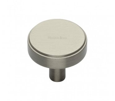 Heritage Brass C3952 Stepped Disc Cabinet Knobs - Satin Nickel