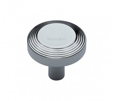 Heritage Brass C3956 Ridge Cabinet Knobs - Polished Chrome