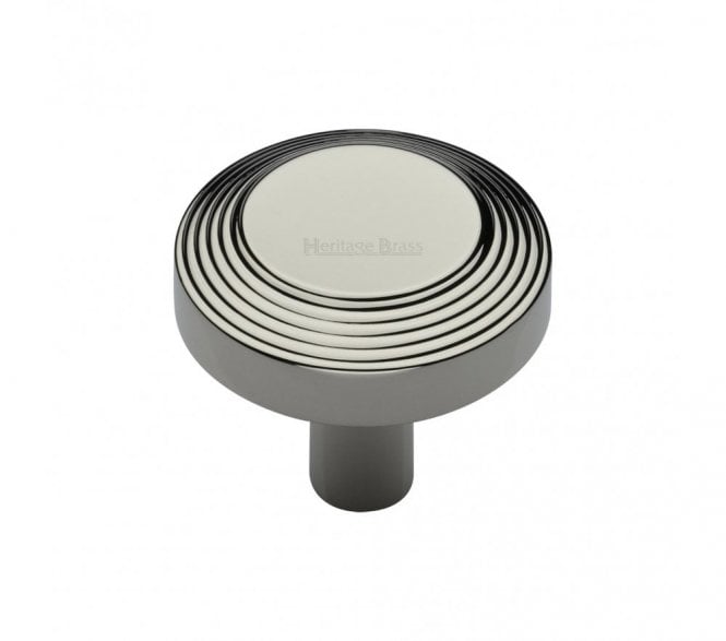 Heritage Brass C3956 Ridge Cabinet Knobs - Polished Nickel