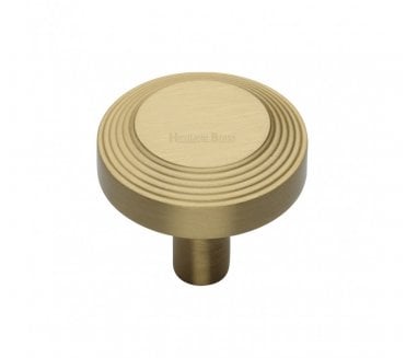 Heritage Brass C3956 Ridge Cabinet Knobs - Satin Brass