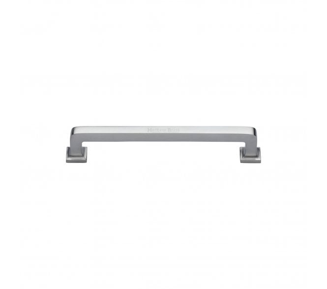 Heritage Brass C3964 Square Vintage Cabinet Pull Handles - Satin Chrome