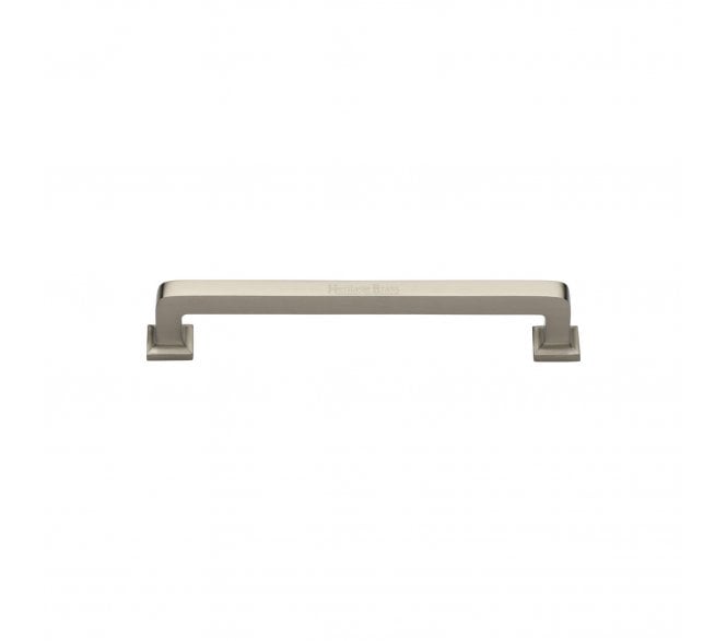 Heritage Brass C3964 Square Vintage Cabinet Pull Handles - Satin Nickel