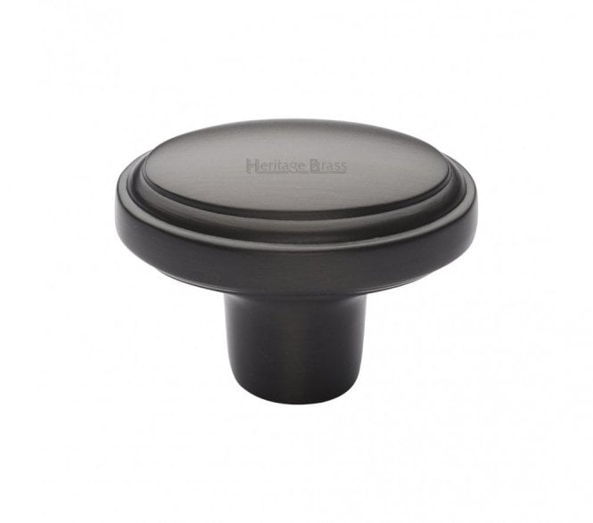 Heritage Brass C3975 Oval Stepped Cabinet Knob - Matt Bronze