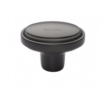 Heritage Brass C3975 Oval Stepped Cabinet Knob - Matt Bronze