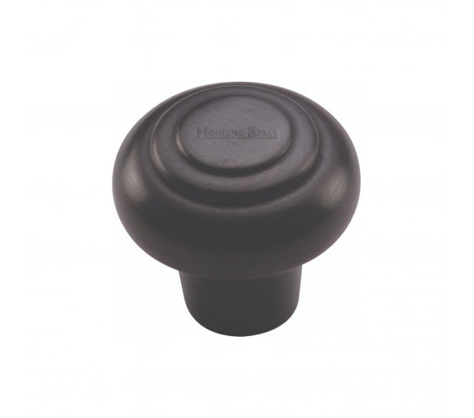 Heritage Brass C3985 Shaker Cabinet Knobs - Matt Black