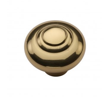 Heritage Brass C3985 Shaker Cabinet Knobs - Polished Brass