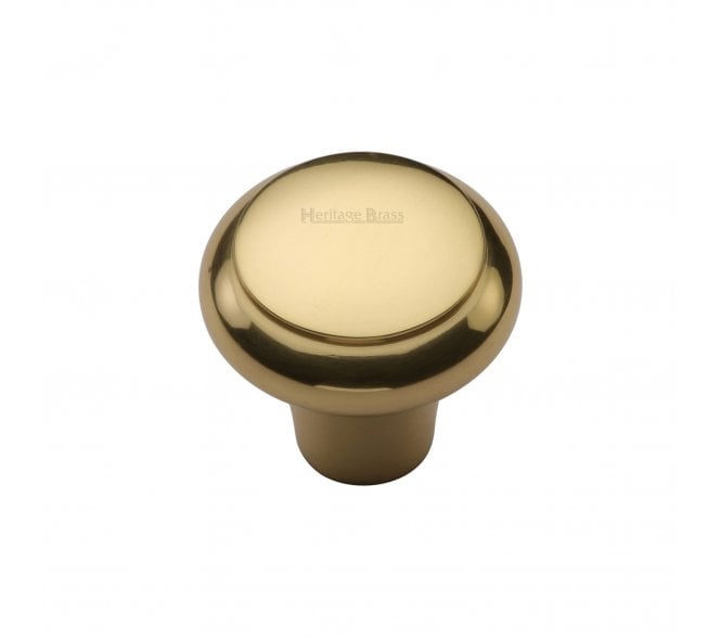 Heritage Brass C3990 Shaker Cabinet Knobs - Polished Brass
