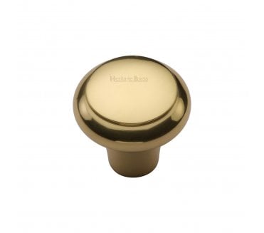 Heritage Brass C3990 Shaker Cabinet Knobs - Polished Brass