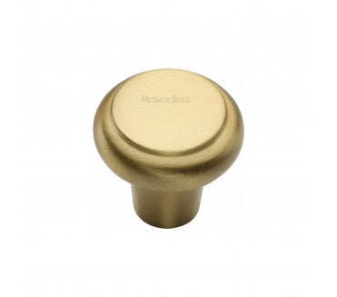 Heritage Brass C3990 Shaker Cabinet Knobs - Satin Brass