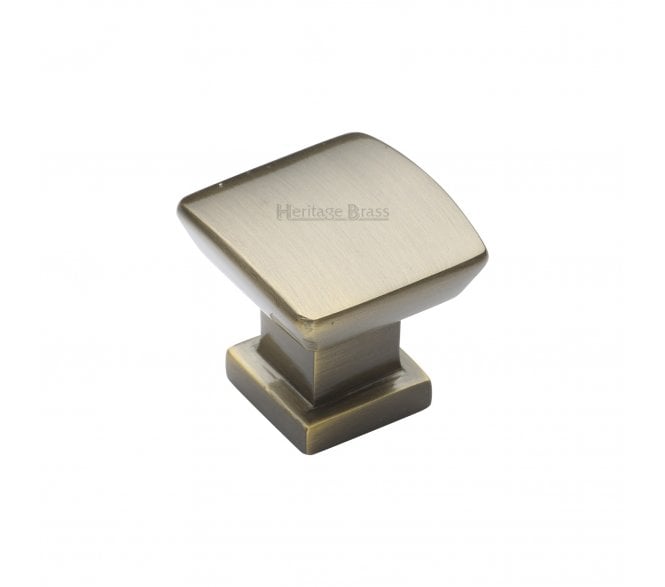 Heritage Brass C4382 Plinth Cabinet Knobs - Antique Brass