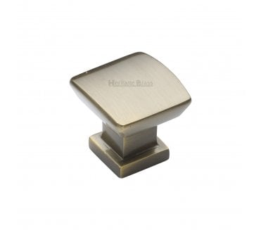Heritage Brass C4382 Plinth Cabinet Knobs - Antique Brass