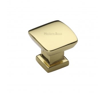 Heritage Brass C4382 Plinth Cabinet Knobs - Polished Brass