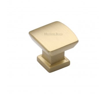 Heritage Brass C4382 Plinth Cabinet Knobs - Satin Brass