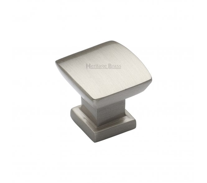 Heritage Brass C4382 Plinth Cabinet Knobs - Satin Nickel