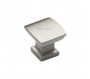 Heritage Brass C4382 Plinth Cabinet Knobs - Satin Nickel