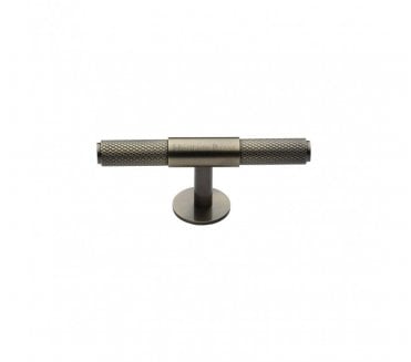 Heritage Brass C4463 Knurled Fountain T-Bar Knobs - Antique Brass