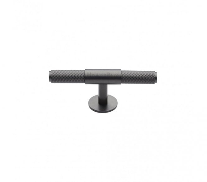 Heritage Brass C4463 Knurled Fountain T-Bar Knobs - Matt Bronze