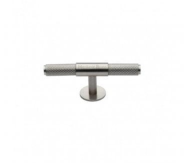 Heritage Brass C4463 Knurled Fountain T-Bar Knobs - Satin Nickel