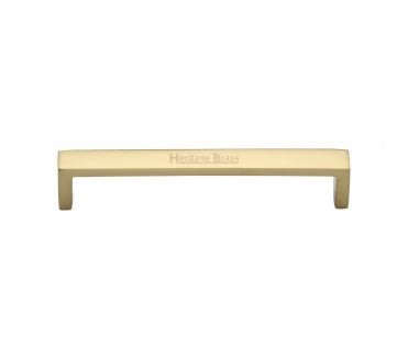 Heritage Brass C4520 Wide Metro Cabinet Pull Handles - Polished Brass