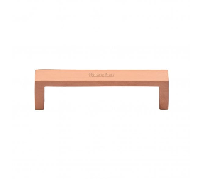 Heritage Brass C4520 Wide Metro Cabinet Pull Handles - Satin Rose Gold