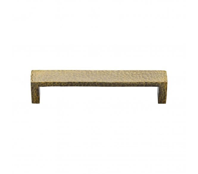 Heritage Brass C4525 Hammered Wide Metro Cabinet Pull Handles - Antique Brass