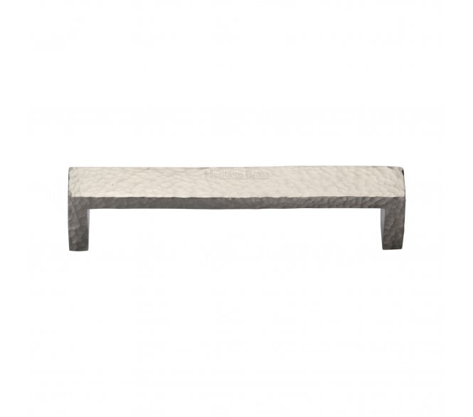 Heritage Brass C4525 Hammered Wide Metro Cabinet Pull Handles - Satin Nickel