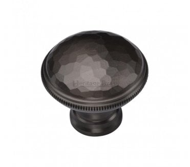 Heritage Brass C4545 Beaten Cabinet Knob 32mm -  Matt Bronze