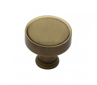 Heritage Brass C4549 Florence Cabinet Knob 32mm - Antique Brass