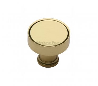 Heritage Brass C4549 Florence Cabinet Knob 32mm - Polished Brass