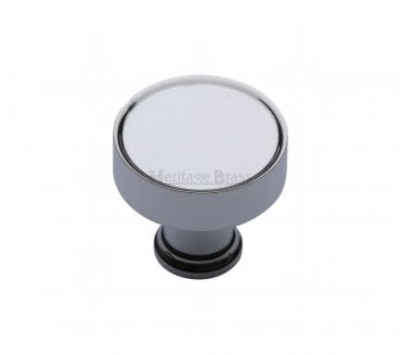 Heritage Brass C4549 Florence Cabinet Knob 32mm - Polished Chrome