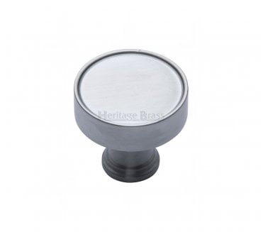 Heritage Brass C4549 Florence Cabinet Knob 32mm - Satin Chrome