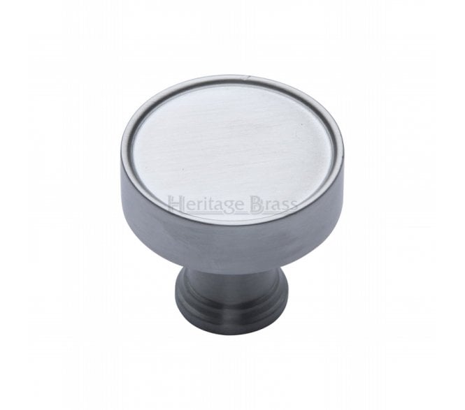 Heritage Brass C4549 Florence Cabinet Knob 32mm - Satin Chrome
