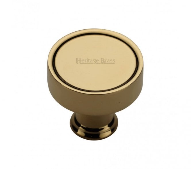 Heritage Brass C4549-ULB Florence Cabinet Knob - 32mm - Unlacquered Brass