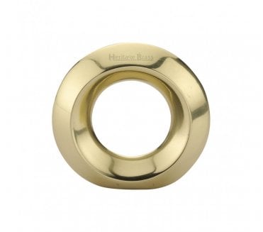 Heritage Brass C4553 Ring Cabinet Knob - 40mm - Polished Brass